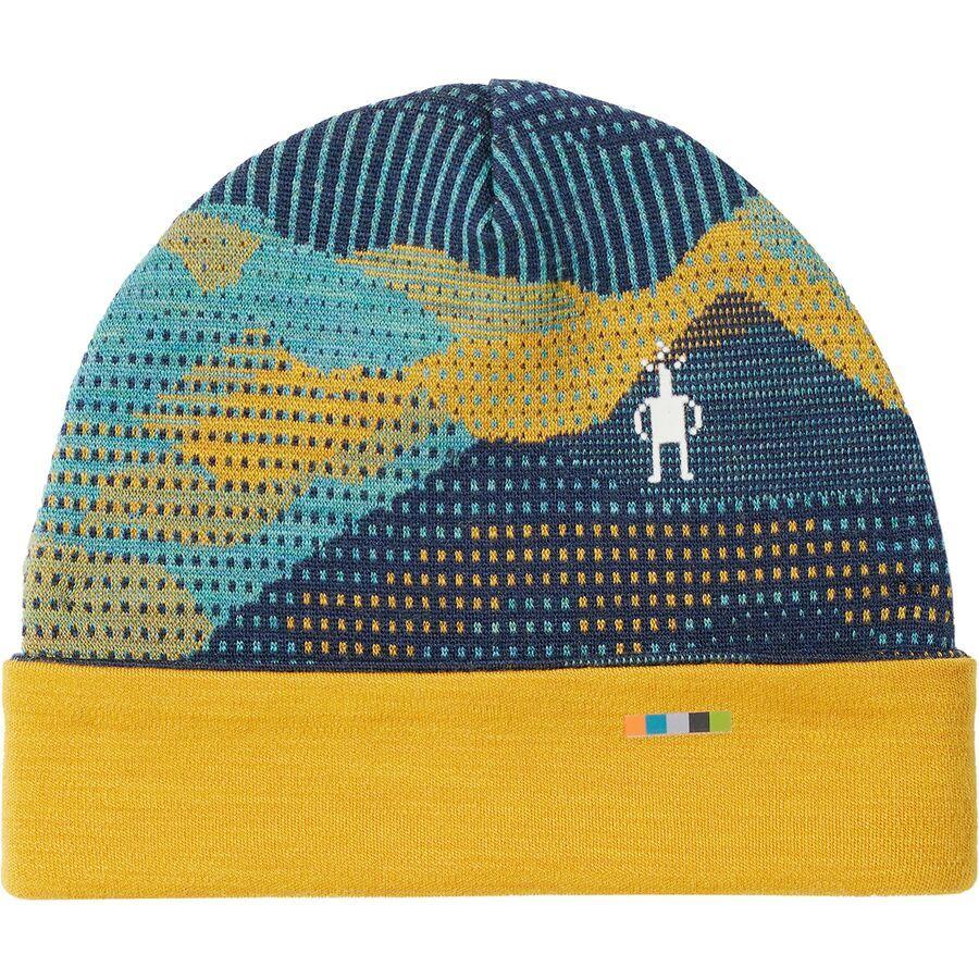 Smartwool Thermal Merino Reversible Cuffed Beanie - Kids' Blueberry Mountain Scape