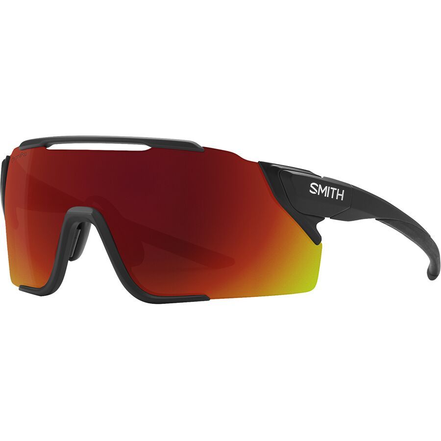 Smith Attack MAG MTB ChromaPop Sunglasses Matte Black/ChromaPop Red Mirror