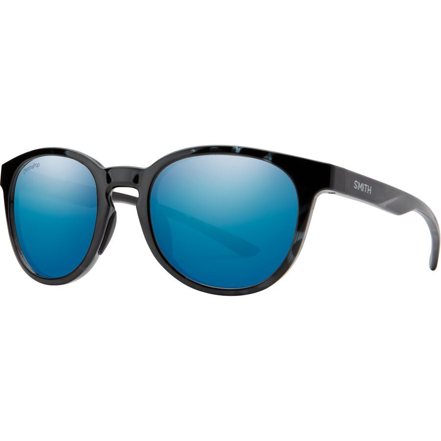 Smith Eastbank ChromaPop Polarized Sunglasses Black Ice Tort/Blue Mirror Polarized