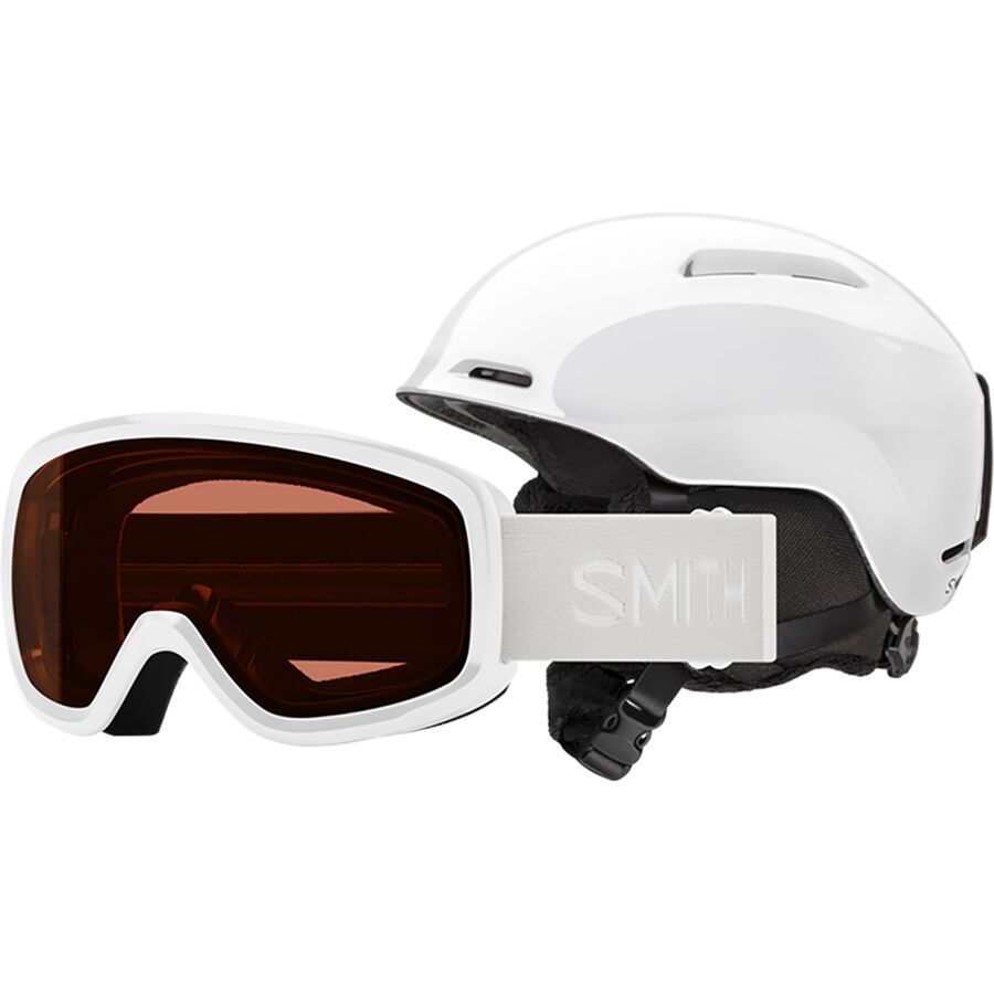 Smith Glide Jr. Mips Helmet + Snowday Goggles - Kids' White