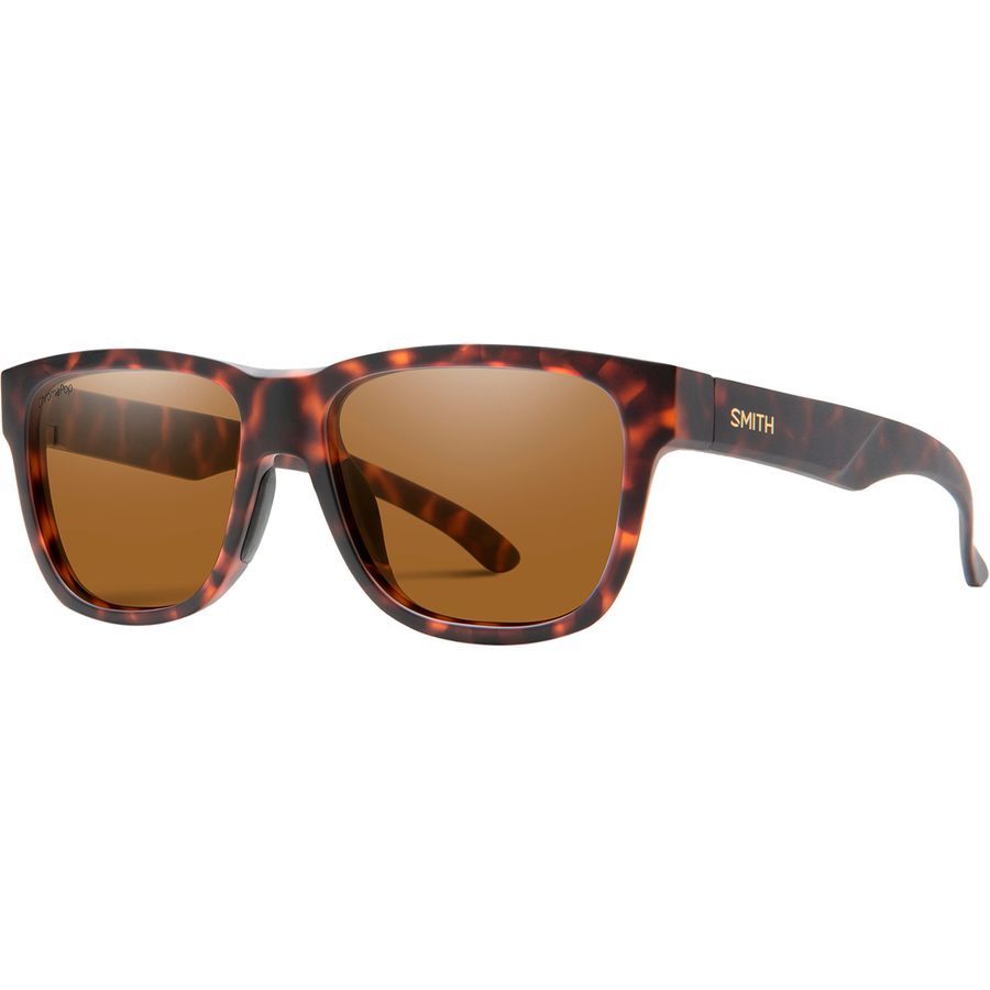 Smith Lowdown Slim2 ChromaPop Polarized Sunglasses Matte Tortoise/Brown Polarized