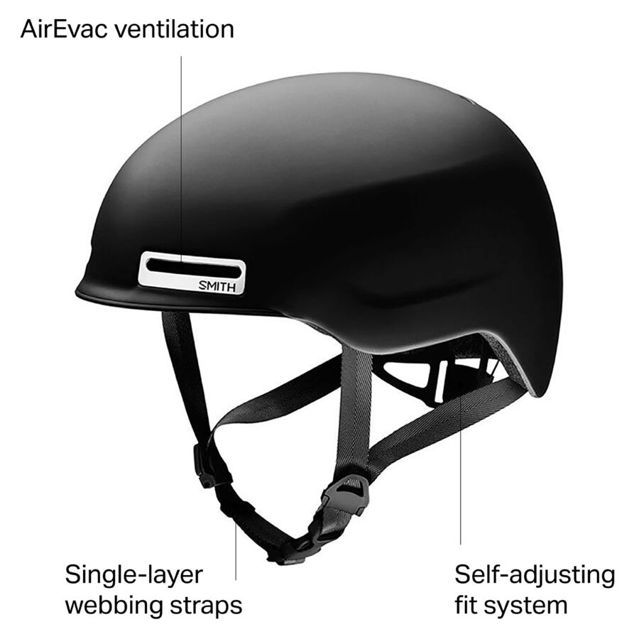 Smith Maze Bike Helmet - Men's Matte Black