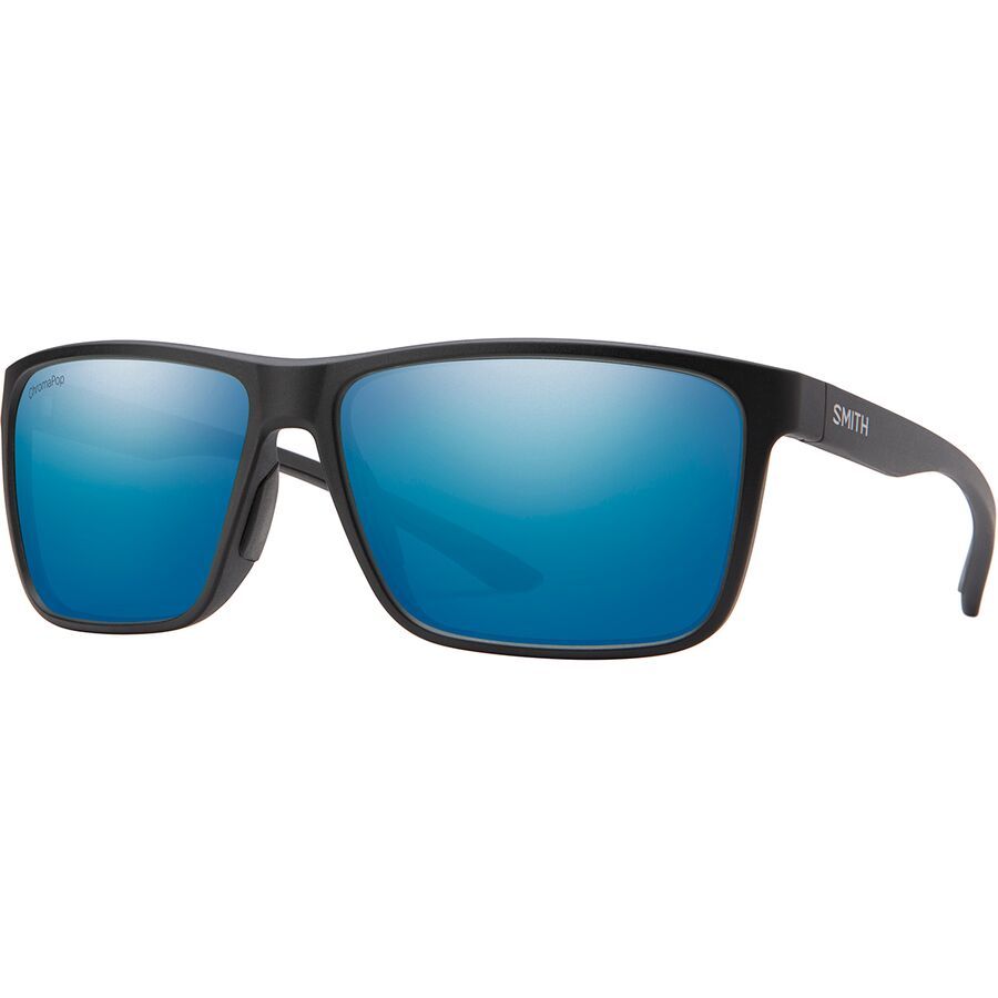 Smith Riptide ChromaPop Polarized Sunglasses Matte Black/ChromaPop Glass Polarized Blue Mirror