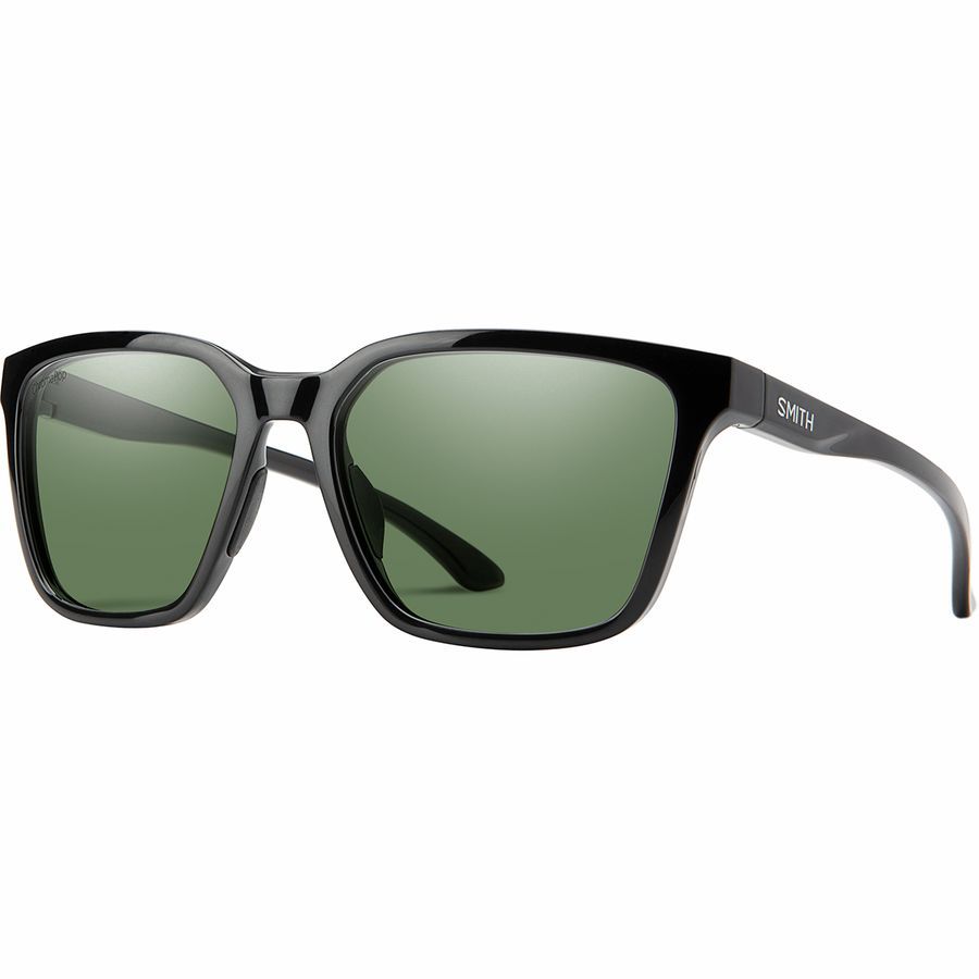 Smith Shoutout ChromaPop Polarized Sunglasses Black-Chromapop Polarized Gray Green