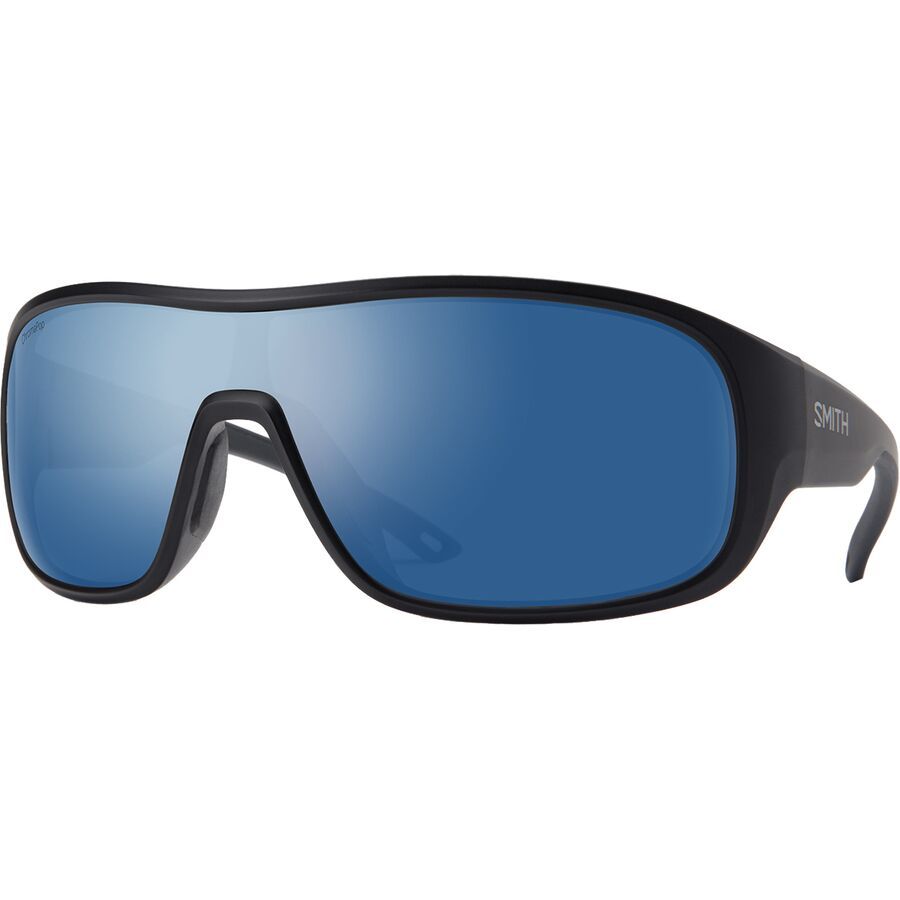 Smith Spinner ChromaPop Polarized Sunglasses Matte Black/ChromaPop Polarized Blue Mirror