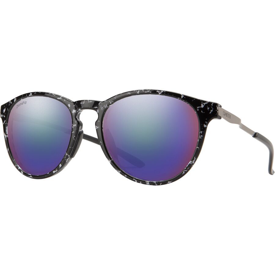 Smith Wander ChromaPop Polarized Sunglasses Black Marble/ChromaPop Polarized Violet Mirror