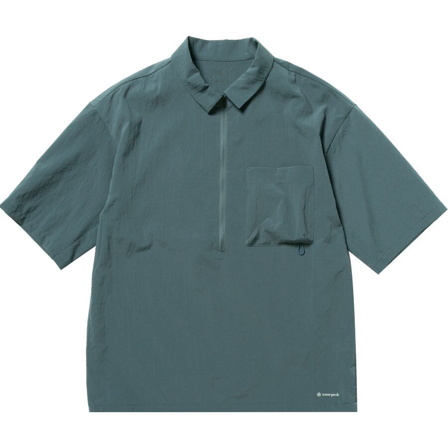 Snow Peak Breathable Quick Dry Polo Shirt Blue