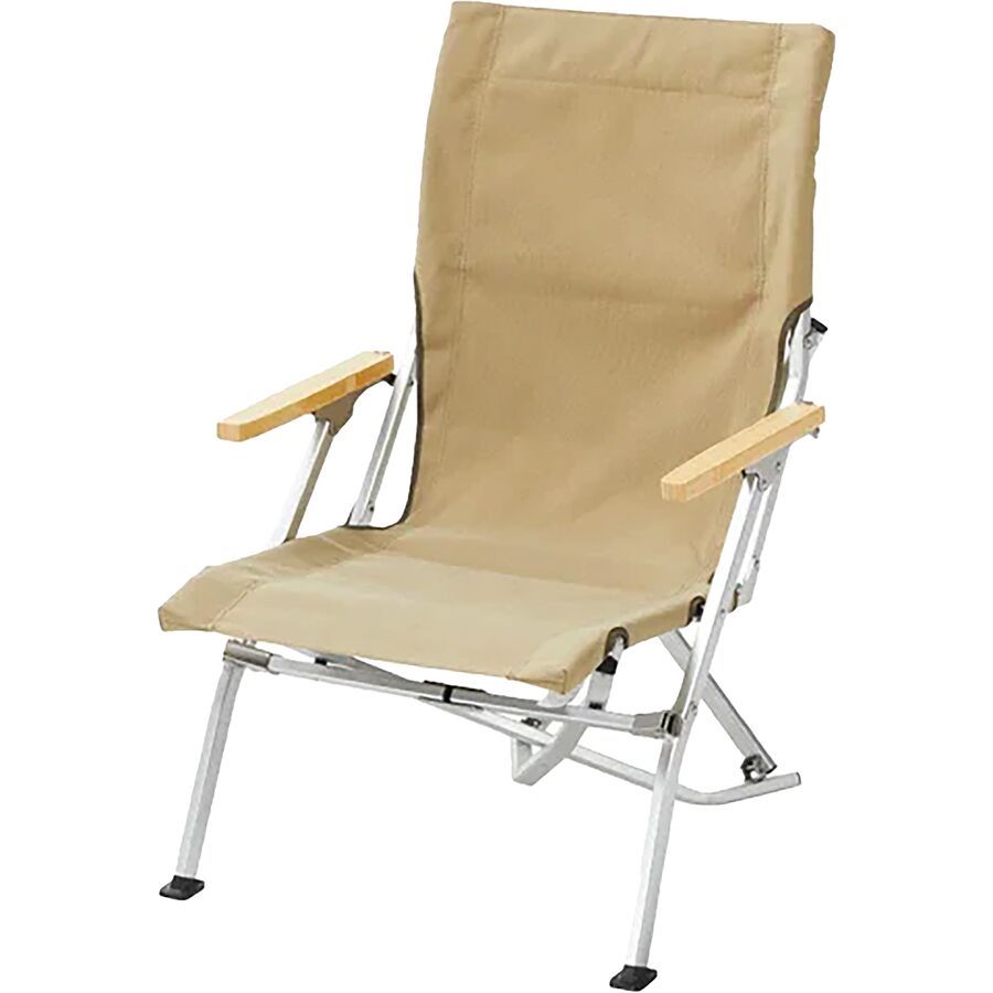 Snow Peak Folding Low Beach Chair Khaki