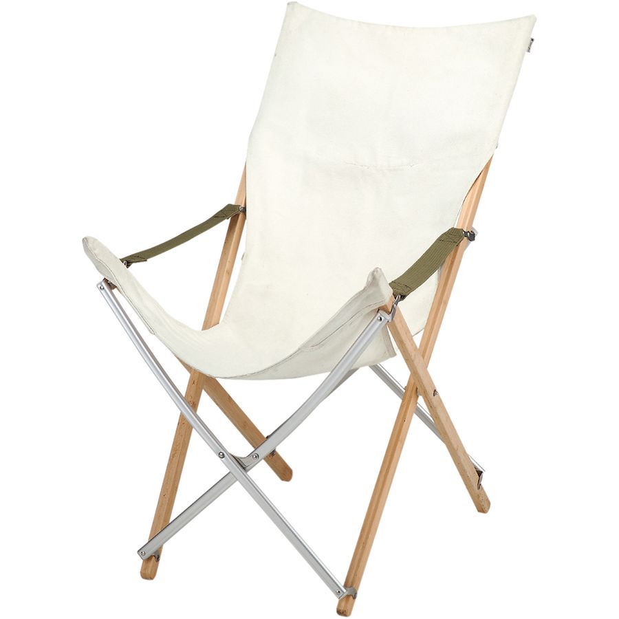 Snow Peak Take Bamboo Long Back Camp Chair One Color