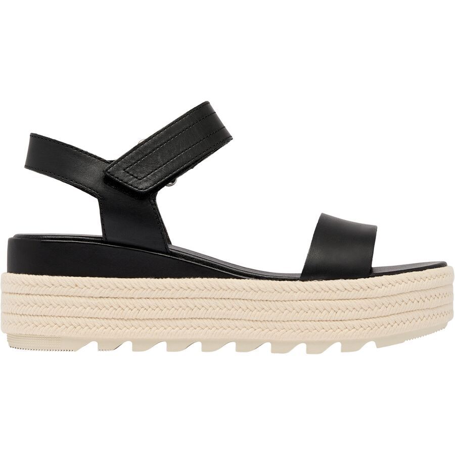 SOREL Cameron Flatform Sandal - Women's Black/Chalk