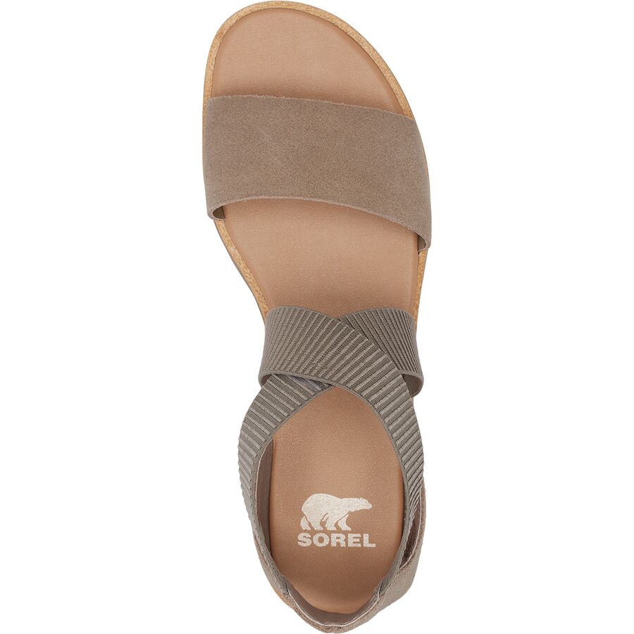 SOREL Ella III Sandal - Women's Ash Brown/Gum 2