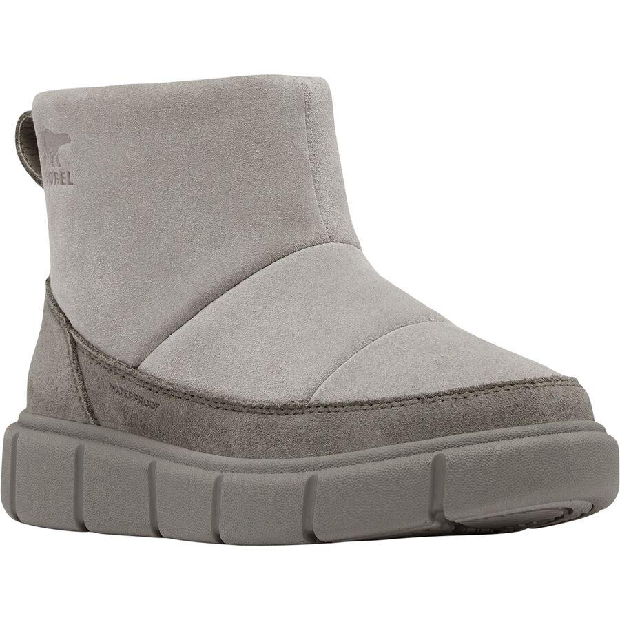 SOREL Explorer III Slip-On WP Boot - Boys' Chrome Grey/Quarry