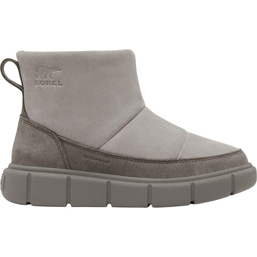 SOREL Explorer III Slip-On WP Boot - Boys' Chrome Grey/Quarry