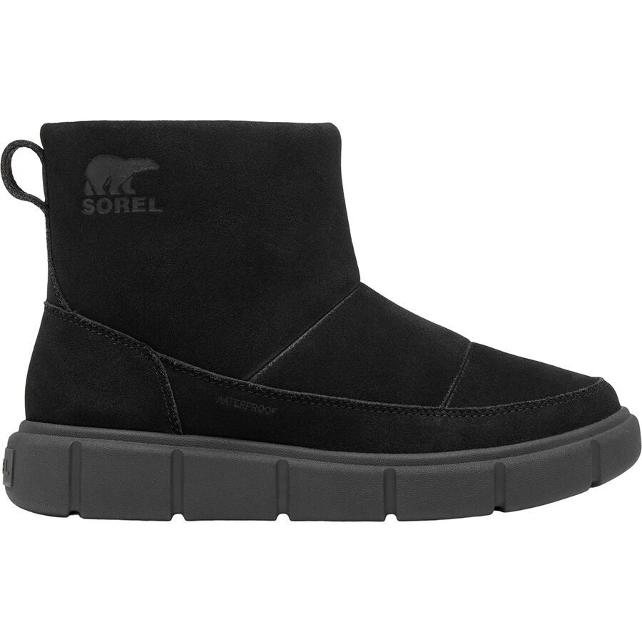 SOREL Explorer III Slip-On WP Boot - Women's Black/Sea Salt