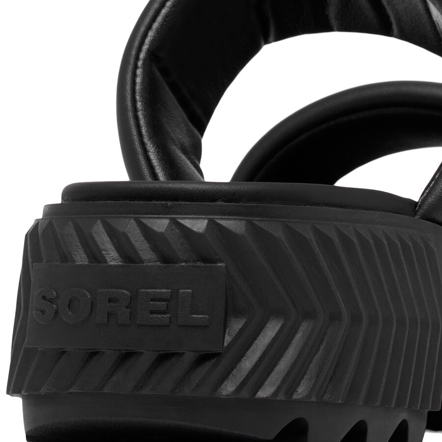 SOREL Ona Streetworks Slide Mid Sandal - Women's Black/Chalk