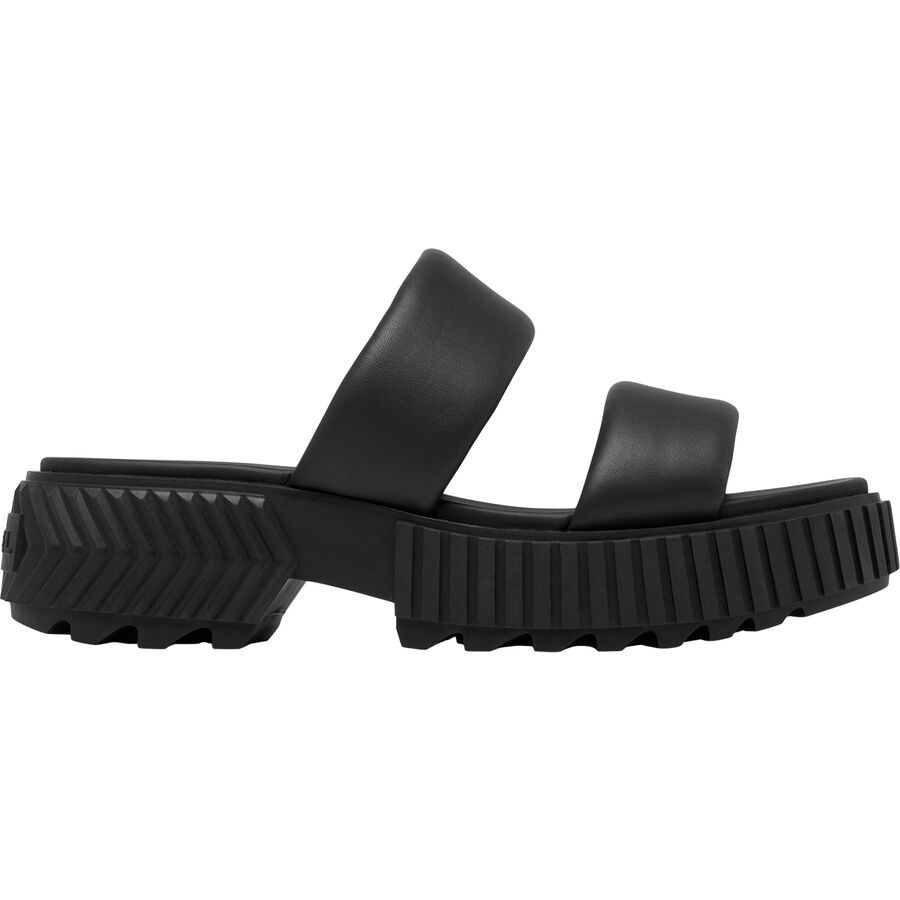 SOREL Ona Streetworks Slide Mid Sandal - Women's Black/Chalk
