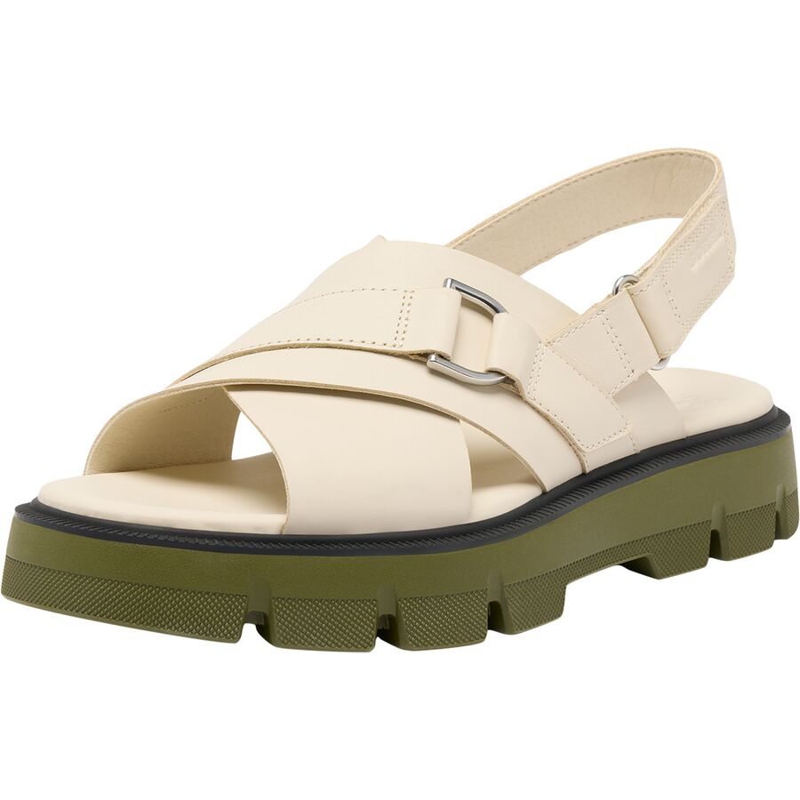 SOREL Rein CB Crisscross Sandal - Women's Chalk/Utility Green