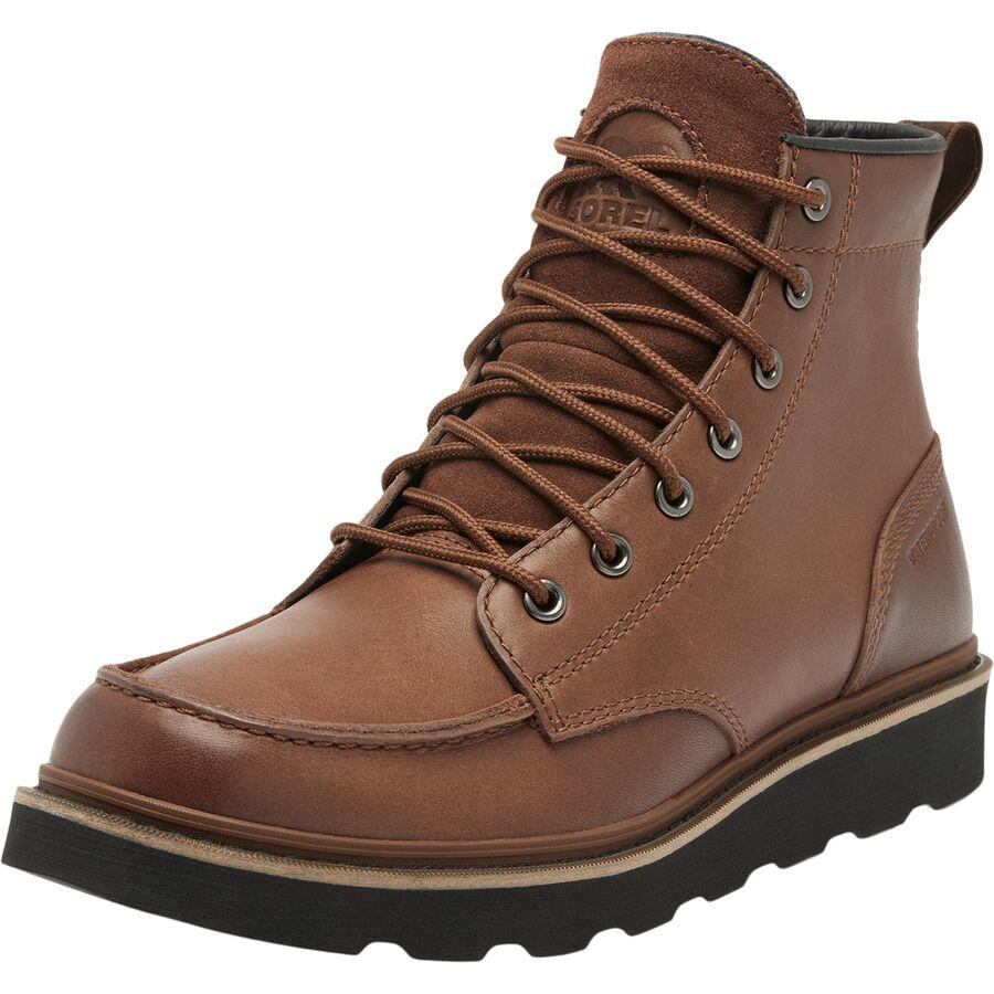 SOREL Slabtown 62 Moc WP Boot - Men's Tobacco/Black