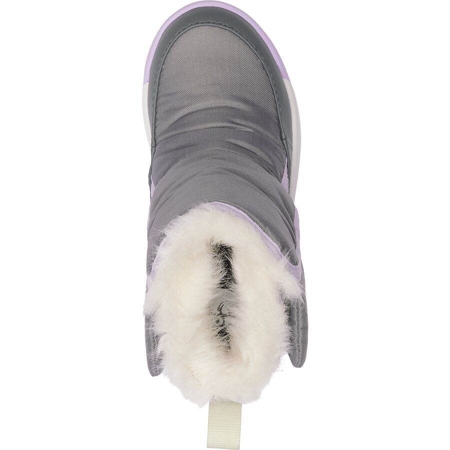 SOREL Whitney II Plus Bootie WP Boot - Little Girls' Quarry/Lavender Cloud