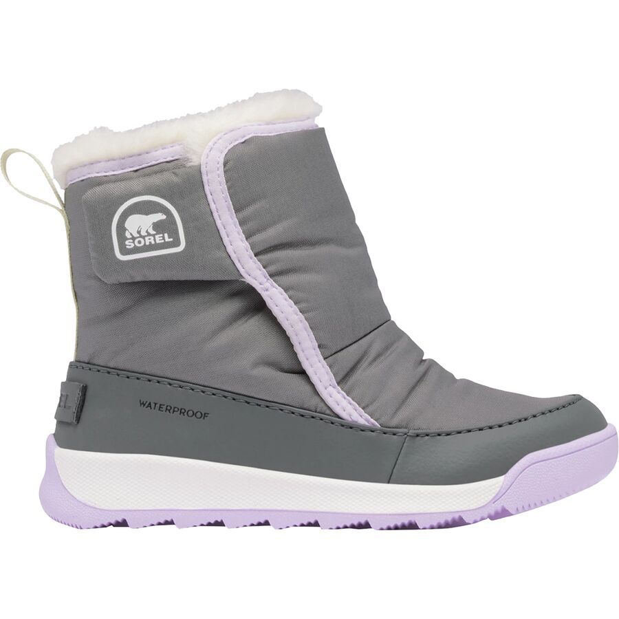 SOREL Whitney II Plus Bootie WP Boot - Toddler Girls' Quarry/Lavender Cloud