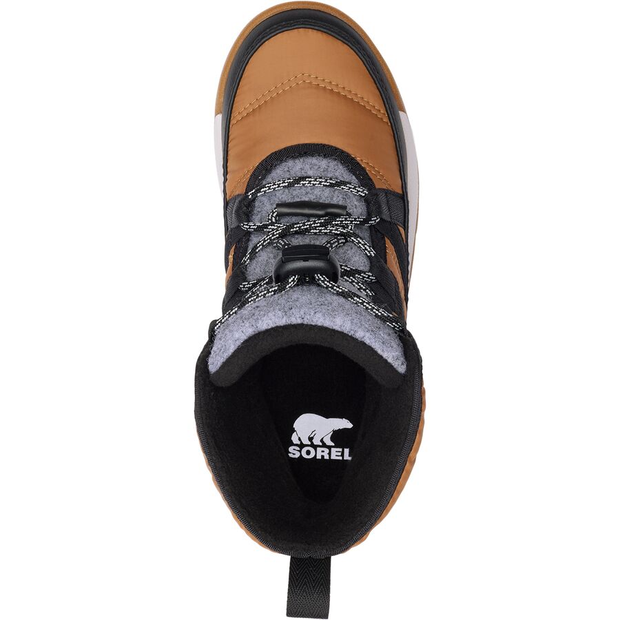 SOREL Whitney II Plus Lace WP Boot - Boys' Elk/Black
