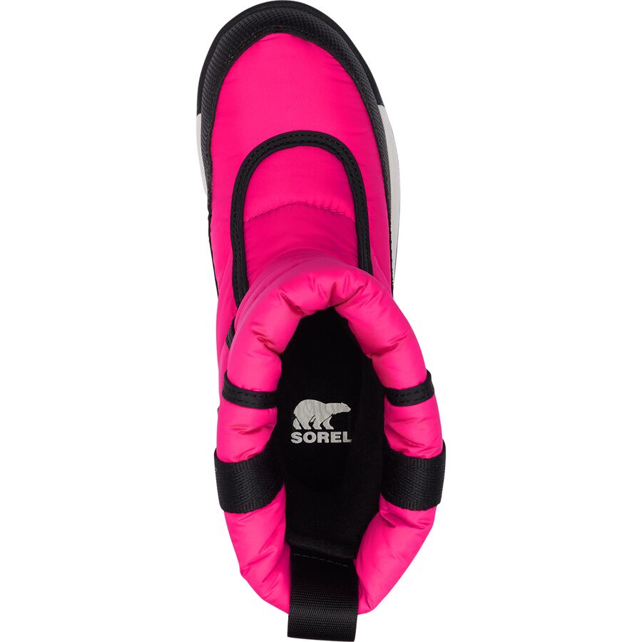SOREL Whitney II Puffy Mid Boot - Girls' Cactus Pink/Black