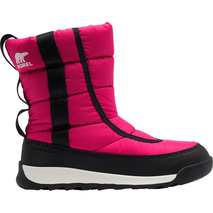 SOREL Whitney II Puffy Mid Boot - Girls' Cactus Pink/Black