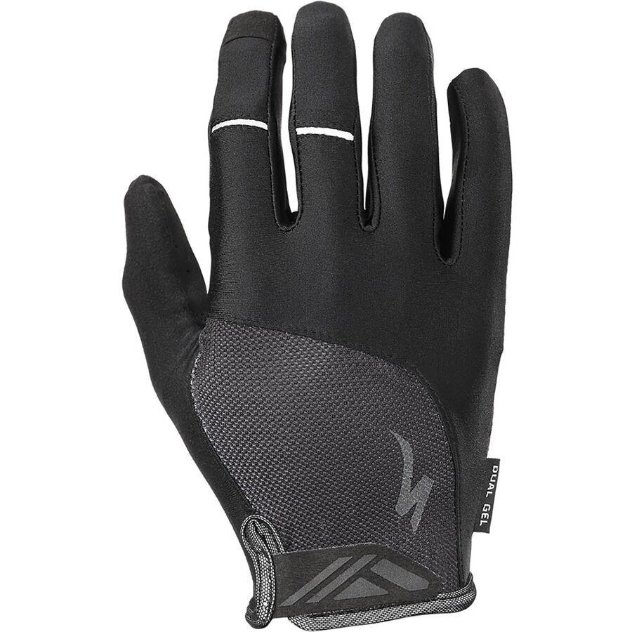 Specialized Body Geometry Dual-Gel Long Finger Glove - Men's Black