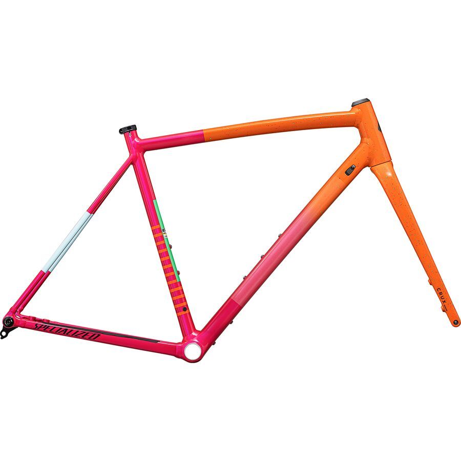Specialized Crux DSW Frameset Satin Metallic Gloss Amber Glow/Vivid Pink/Metallic Midnight Shadow/Speckle