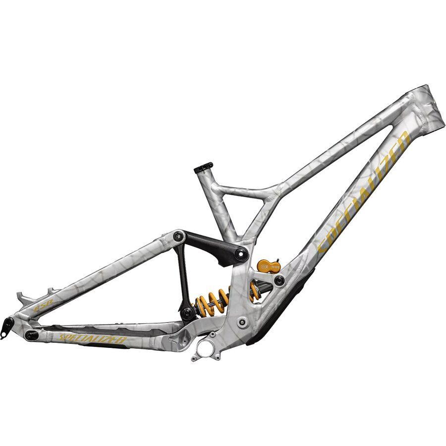 Specialized Demo Race Frameset Gloss Silver Dust/Metallic Sulphur