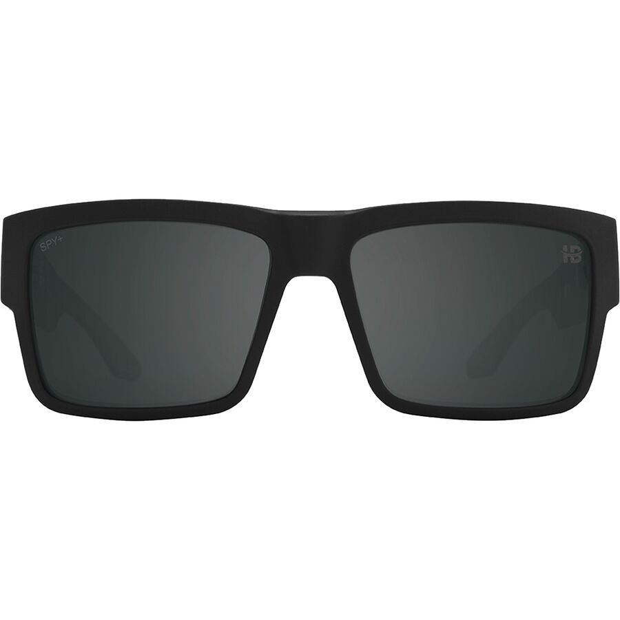Spy Cyrus Polarized Sunglasses Matte Black Happy Boost Polar Black Mirror