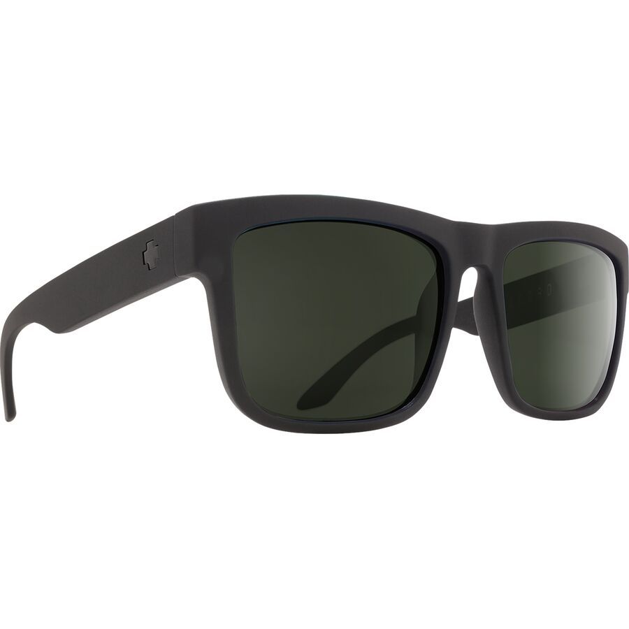 Spy Discord Sunglasses Matte Black Happy Gray Green