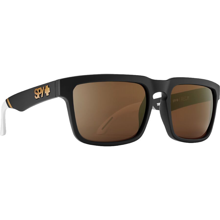 Spy Helm Sunglasses Happy Bronze with Gold Spectra Mirror