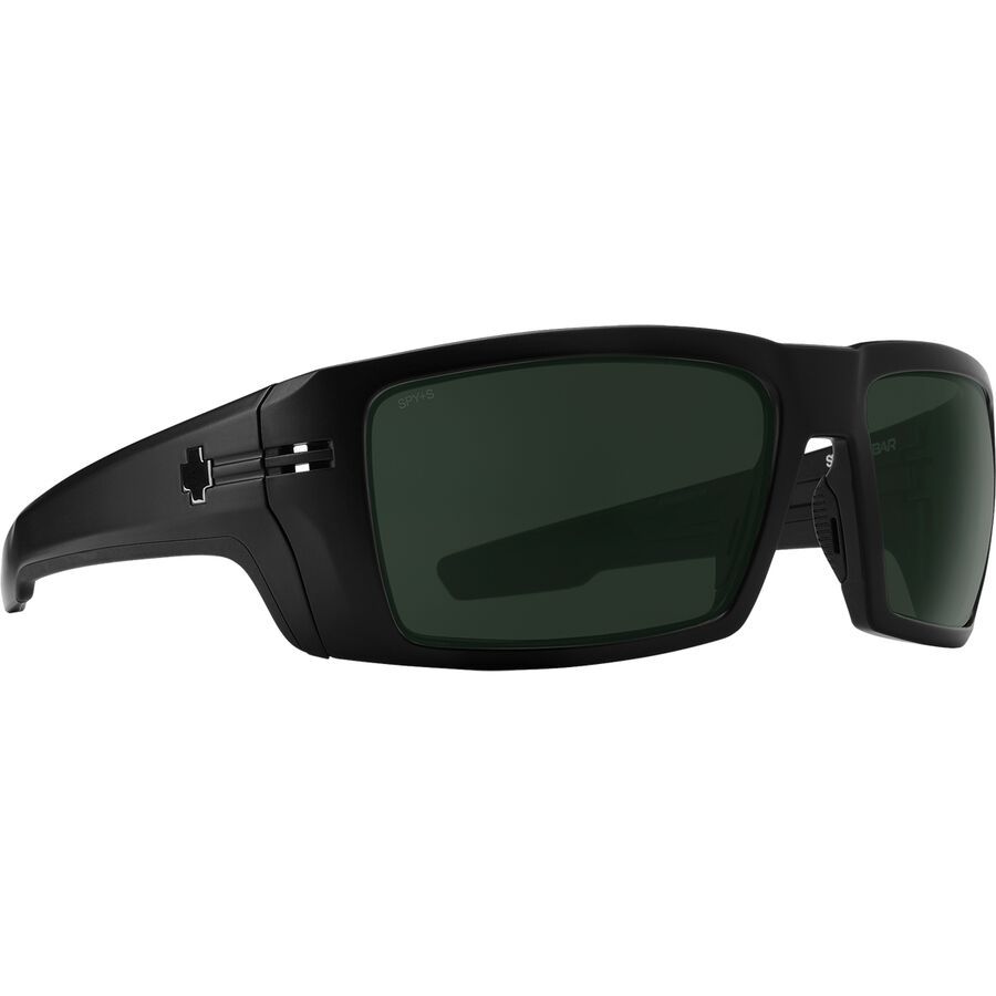 Spy Rebar Polarized Sunglasses Matte Black Happy Gray Green Polar