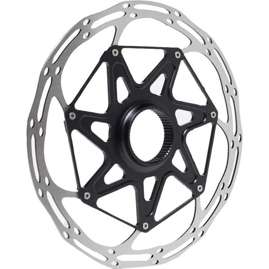 SRAM CenterLine X Rounded Rotor - Centerlock Silver/Black