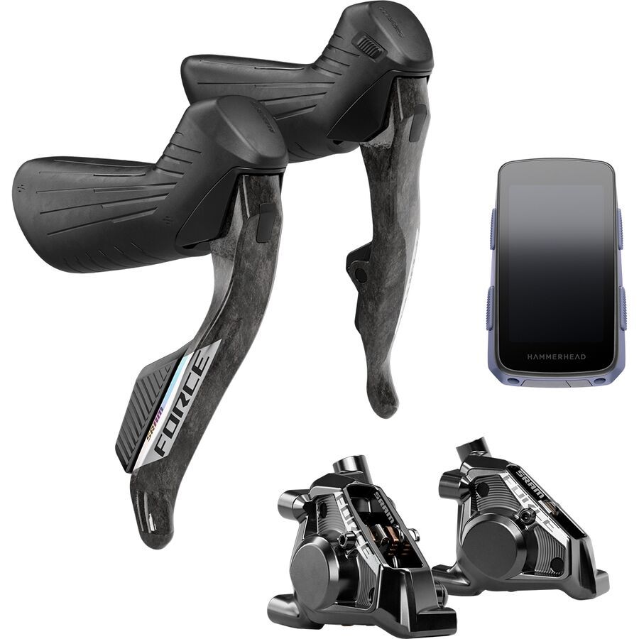 SRAM Force AXS Upgrade ED Kit + Hammerhead Karoo Computer Black
