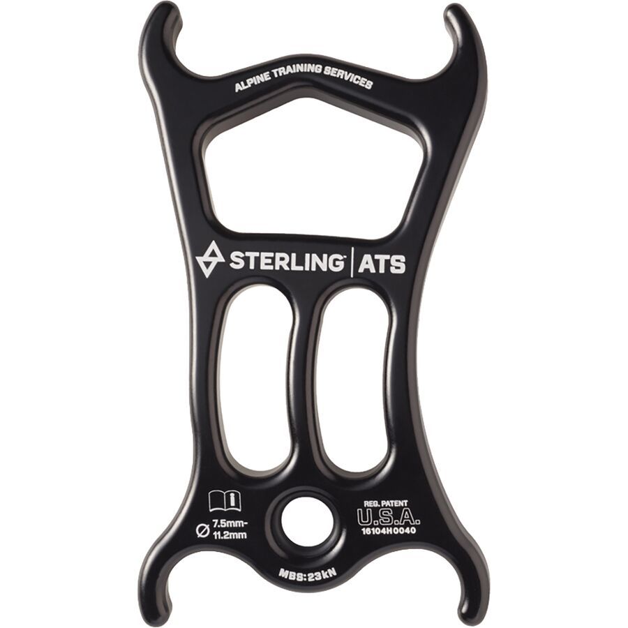 Sterling ATS Belay and Rappel Device Black