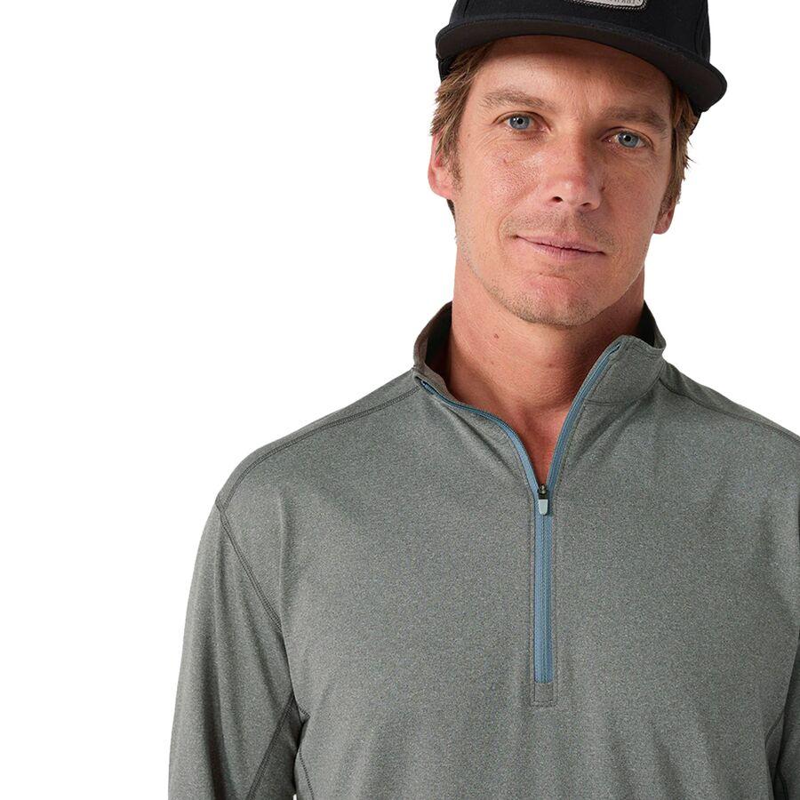 STIO Crester 1/2-Zip Top - Men's Magnet Heather