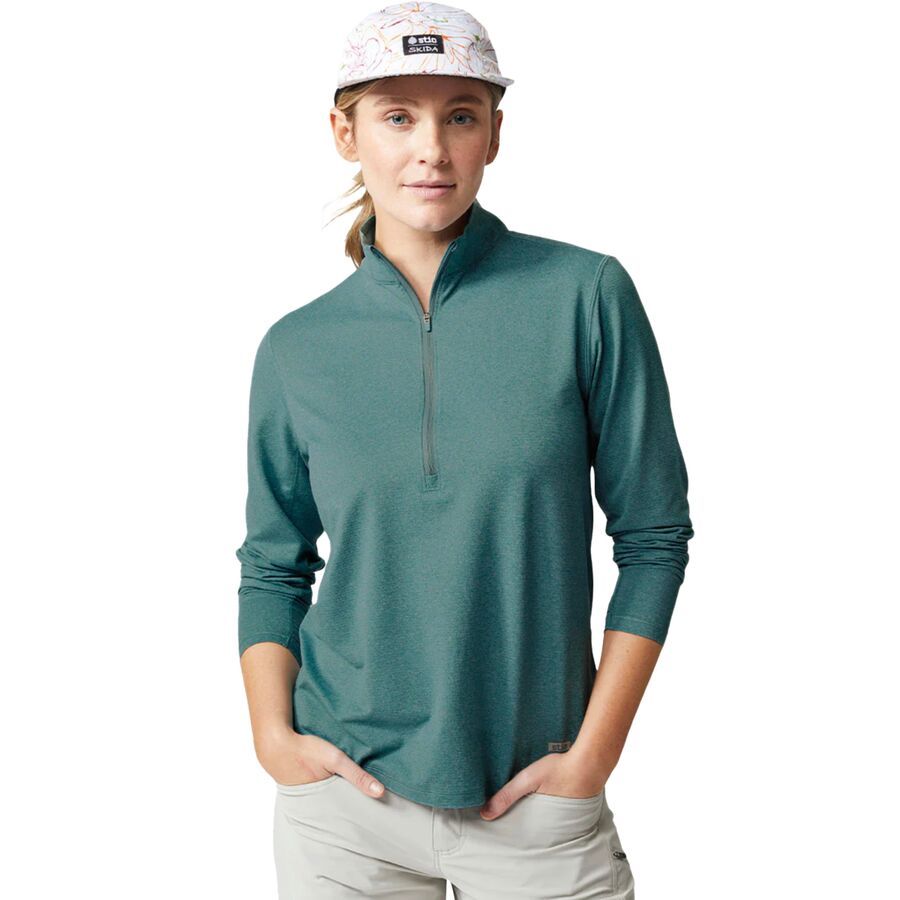 STIO Crester 1/2-Zip Top - Women's Boundless Heather