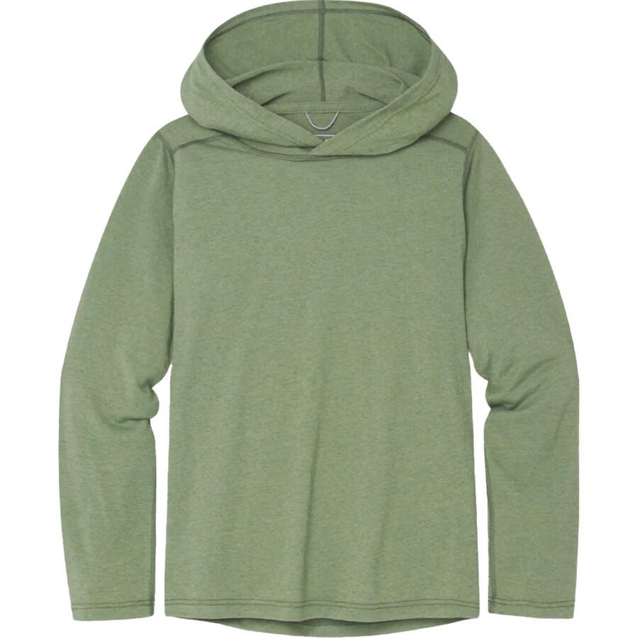 STIO Divide Hooded Pullover - Kids' Sage Flats Heather