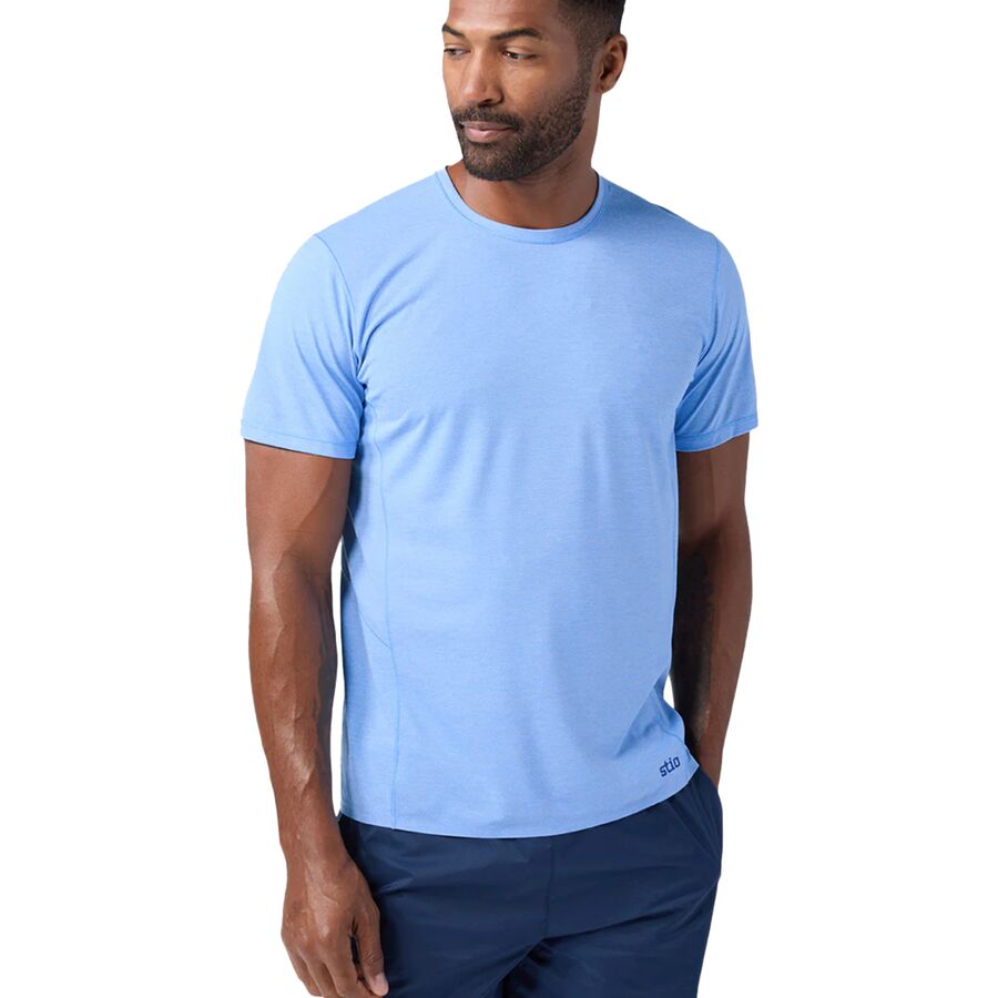 STIO Lucent Short-Sleeve T-Shirt - Men's Chicory Flower Heather