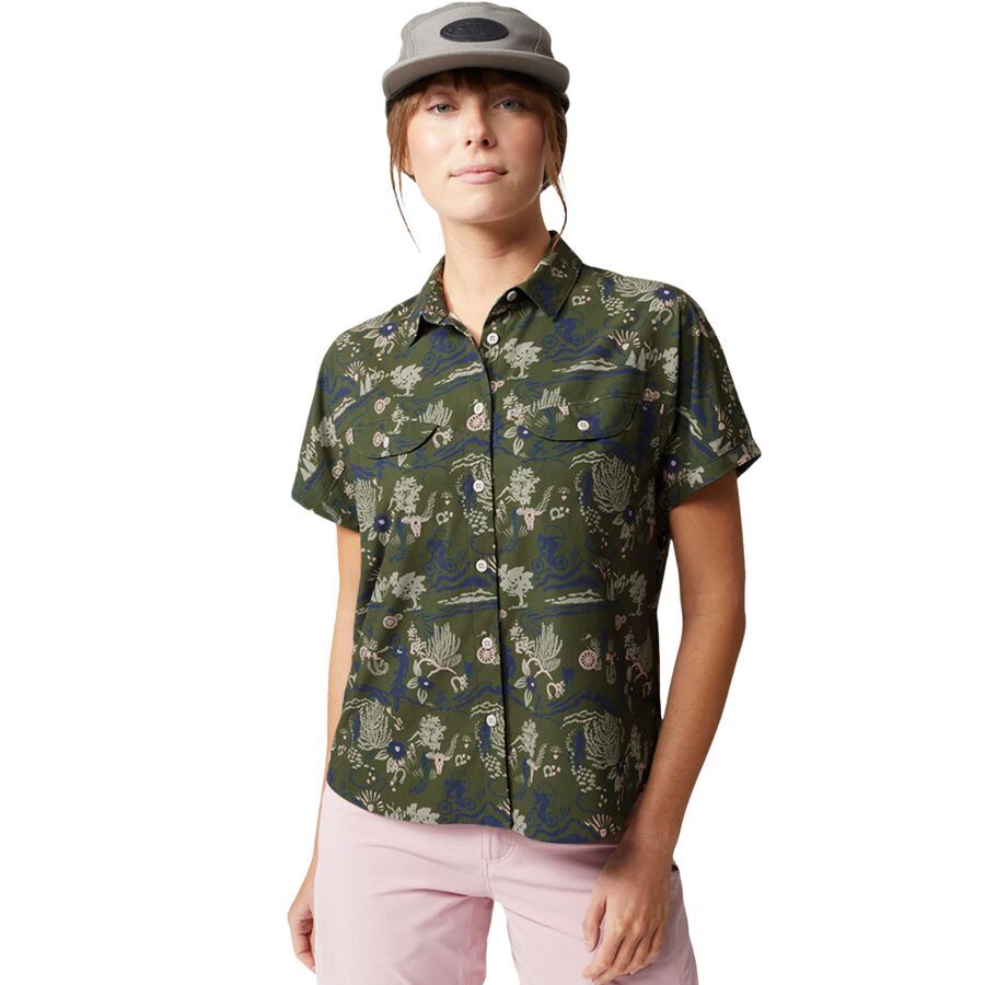 STIO Shifter Shirt - Women's Pine Forest Biking Cowboy