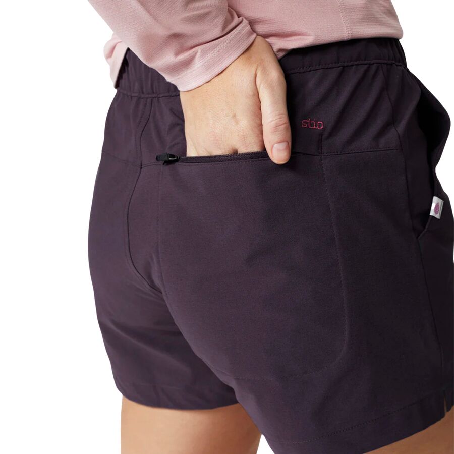 STIO Vallis 4in Short - Women's Huckleberry Jam