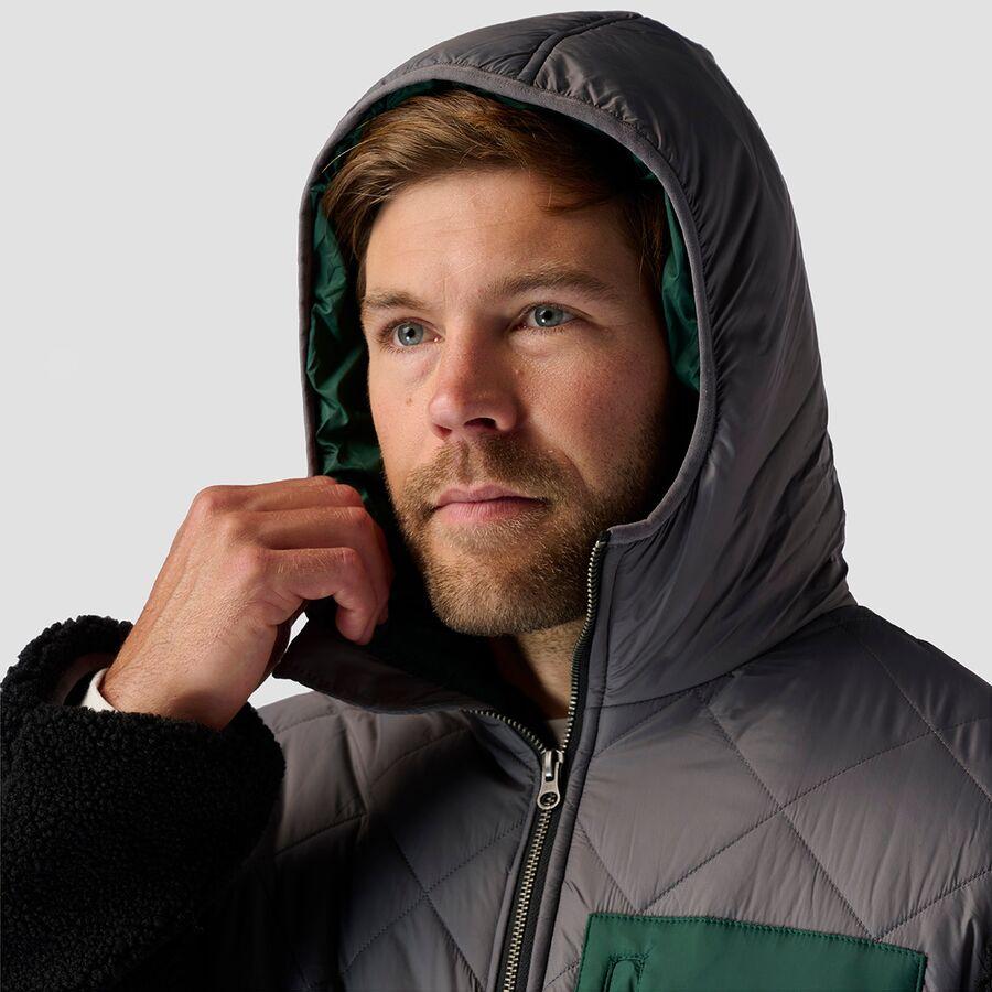Stoic Crossover Hooded Jacket - Men's Black/Charcoal
