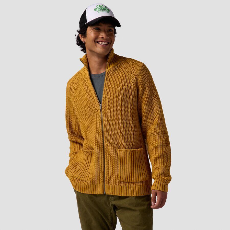 Stoic Full Zip Sweater - Men's Harvest Gold