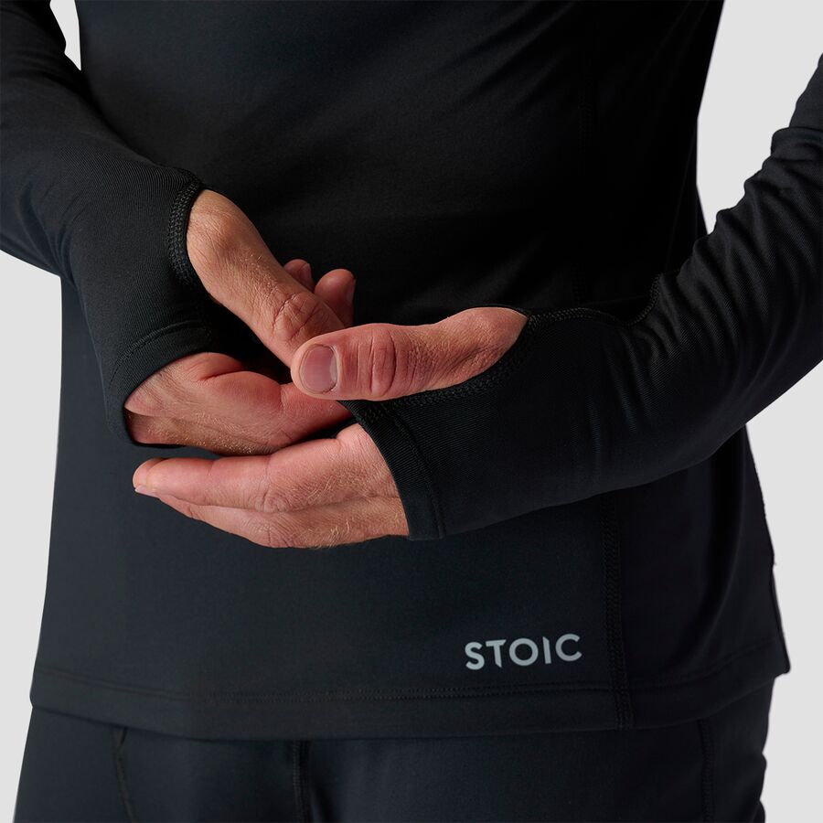 Stoic Lightweight Poly 1/4-Zip Baselayer Top - Men's Stretch Limo