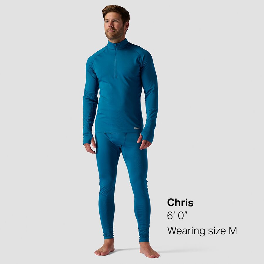 Stoic Lightweight Poly Baselayer Bottom - Men's Ink Blue