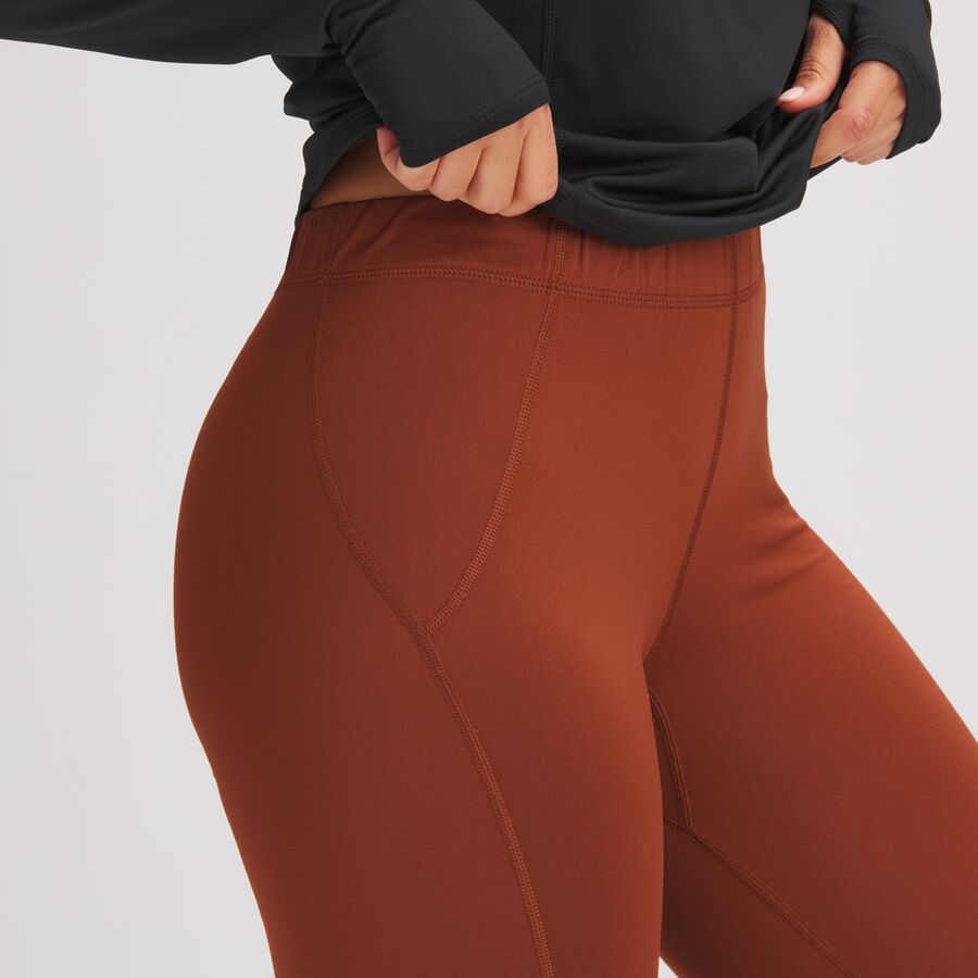 Stoic Lightweight Poly Calf-Length Baselayer Bottom - Women's Tortoise Shell