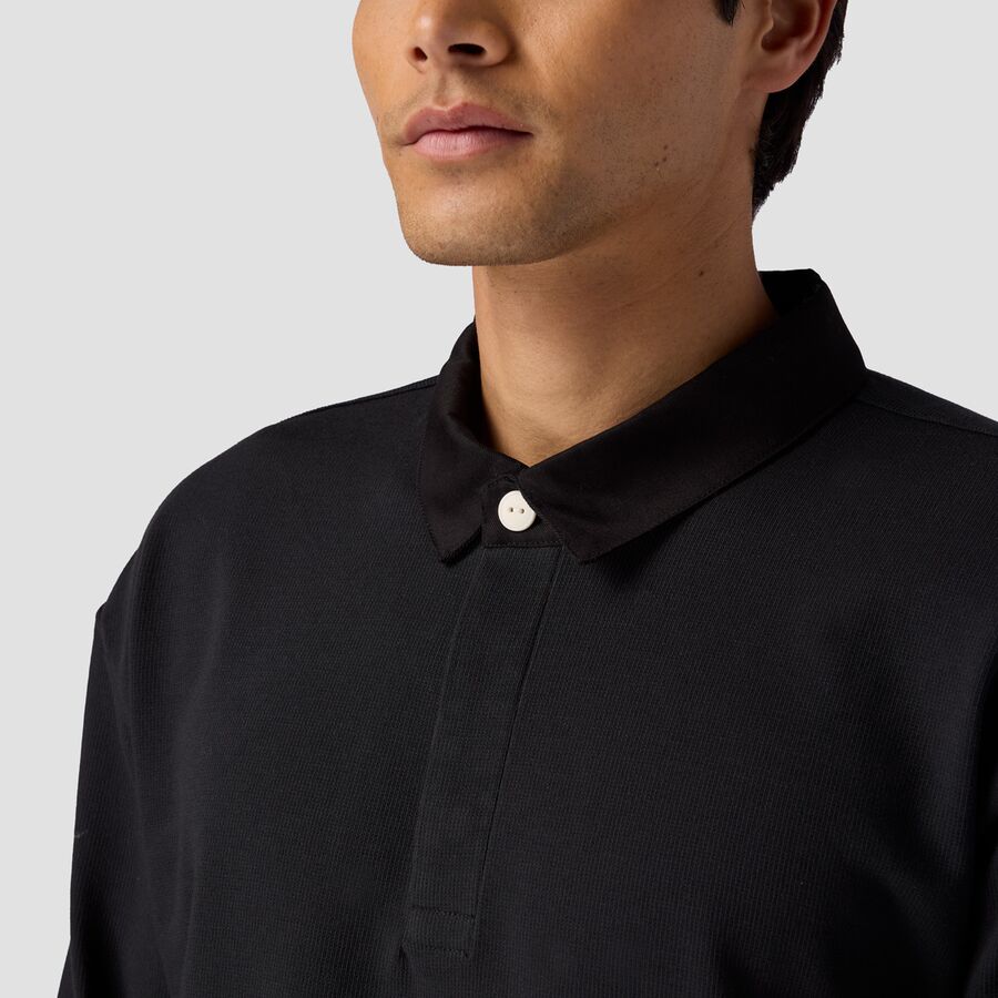 Stoic Long-Sleeve Rugby T-Shirt - Men's Stretch Limo