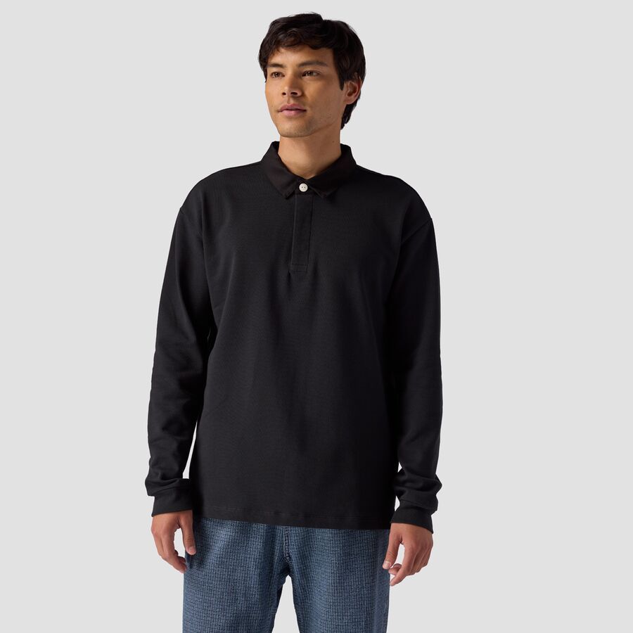 Stoic Long-Sleeve Rugby T-Shirt - Men's Stretch Limo